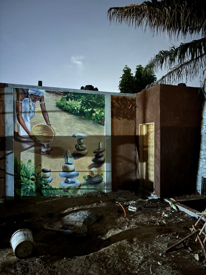 La fresque murale africaine